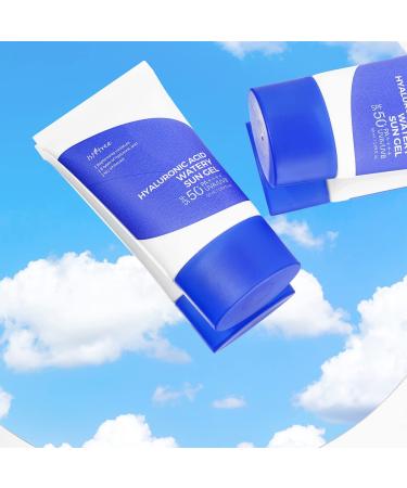 ISNTREE Hyaluronic Acid Watery Sun Gel SPF 50+ PA++++ 1.69 Fl Oz | 8 Types of Hyaluronic Acid | UVA and UVB Protection | No White Cast - Buy Online on GoSupps.com
