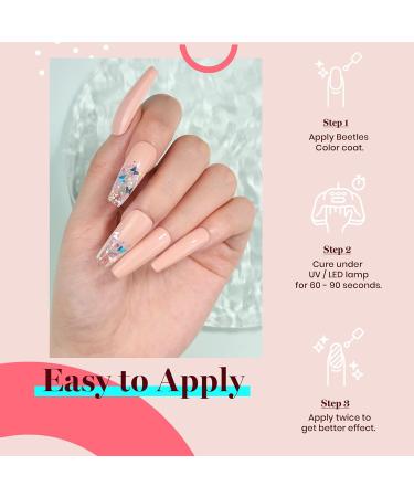 Beetles 15ml E-Sugar Donut Gel Polish - Neutral Brown Pink Color | Soak Off LED Gel for All Season | Natural Nail Lamp Polish - Buy Online on GoSupps.com