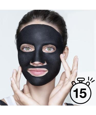 Garnier Pure Charcoal and Algae Sheet Mask - Purifying & Hydrating Face Mask | with Hyaluronic Acid & LHA | Tightens Pores & Purifies Skin | Biodegradable & Vegan | 28g - Buy Online on GoSupps.com