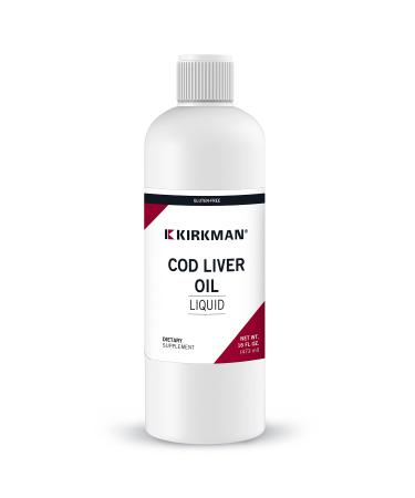 Kirkman Labs Cod Liver Oil Liquid Unflavored  16 fl oz (473 ml)