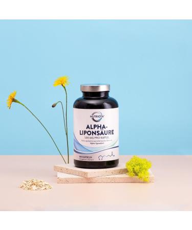 Alpha Lipoic Acid 500mg | 180 Vegan Capsules for Inflammation Blood Sugar Support & Nerve Health | Relief for Tingling Feet & Hands - Buy Online on GoSupps.com