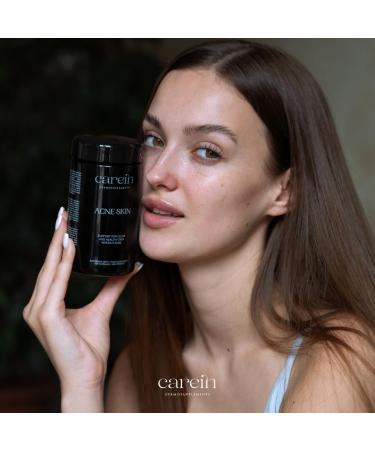  Carein Dermosupplement Acne Skin - 120 Capsules for Clear and Healthy Skin Without Acne Gluten Free and Sugar Free - Buy Online on GoSupps.com