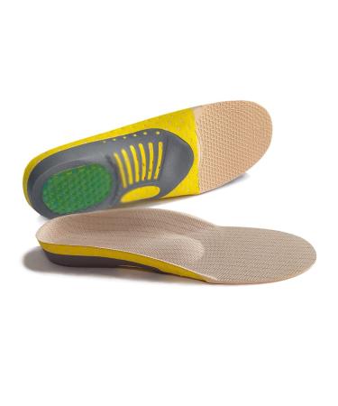 Premium Orthotic Gel Insoles Orthopedic Flat Foot Sole Pad for Shoes Insert Arch Support Pad(E S EU35-40) S EU35-40 E