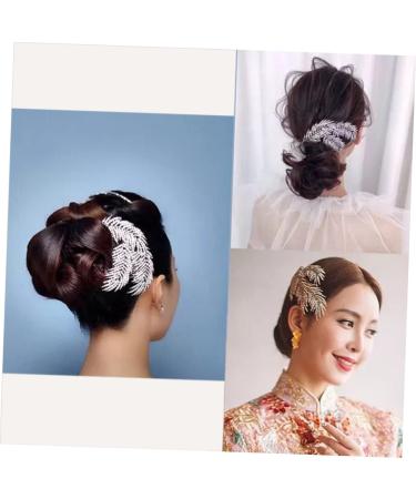 Didiseaon Bridesmaid Hair Comb Jeweled Hair Combs Rhinestone Headpiece Wedding Hair Comb Photography Props Silver Headpiece Tiara Hair Accessories Rhinestones Hair up - Buy Online on GoSupps.com