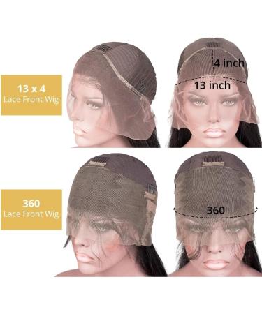 Wigs 360 HD Lace Frontal Wig Body Wave Human Hair Pre Plucked 13x4 Lace Front Wigs for Women Light Brown Lace Human Hair Wig 30 Inch Hair Extensions (Size : 150 Density 360 Wig Color : 18in) - Buy Online on GoSupps.com