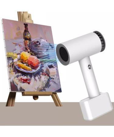 Portable Cordless Hair Dryer w/Hot & Cold Wind 15600mAh Rechargeable Blow Dryer Wireless Hair Dryer for Travel School Pet Care Oil Painting Drying Tools