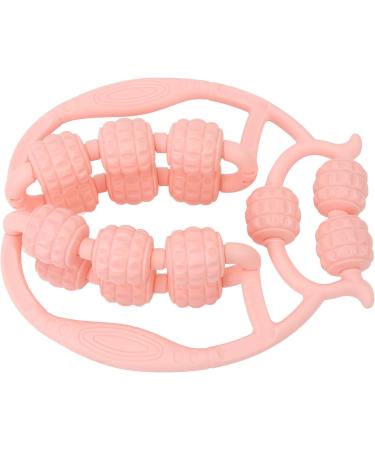 Shop Circular Leg Clamps with 15 Wheels - Muscle Roller & Relaxation Tool for Yoga Bodybuilding & Full Body Fitness - Handmade PP Pink Equipment - Buy Online on GoSupps.com