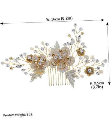 Hair Clip Headband Women Rhinestone Headwear 1pc Comb Crystal Bobby Pins Rhinestone Hair Pins - Buy Online on GoSupps.com