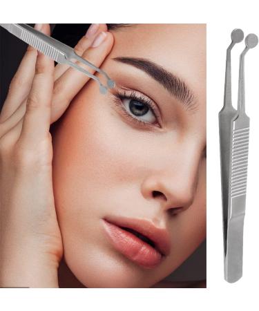 QOTSTEOS Meibomian Nozzle Tweezers | Round Tip Stainless Steel for Dry Eye Relief | Professional Eye Care Tool - Buy Online on GoSupps.com
