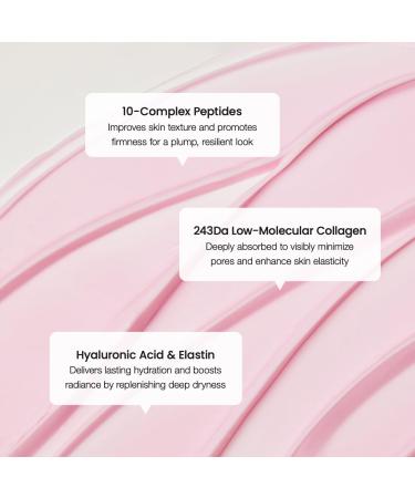 BIODANCE Pore Perfecting Collagen Peptide Cream Hydrating Plumping Pore Care Firming Facial Moisturizer Korean Skin Care Valentines Day Gifts for Her Collagen 1.69 Fl Oz (Pack of 1) - Buy Online on GoSupps.com