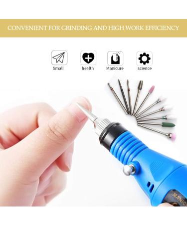 Set of 10 Nail Drills Nail Polish Machine Nail Care Tool Accessories (Grinding head set BH-01) - Buy Online on GoSupps.com