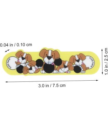 Toyvian Kids Forehead Stickers 80 Pcs - Baby Liquid Crystal Fever Indicator Strips - Toddler Temperature Sensing Stickers - Yellow/Brown - 7.5x2.5cm - Pack of 4 - Buy Online on GoSupps.com