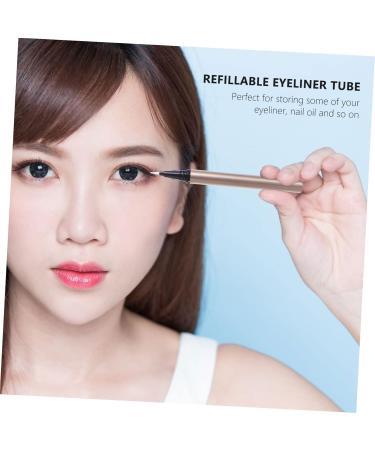  HAPINARY Eyeliner Tube with Applicator Brush 1 ml Refillable Waterproof Lightweight - Buy Online on GoSupps.com