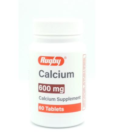 Rugby Laboratories Calcium 600 mg Calcium Supplement Calcium Carbonate Promotes Strong Bones Bone Health Potency Guaranteed Value 60 Tablets (Pack of 1) - Buy Online on GoSupps.com