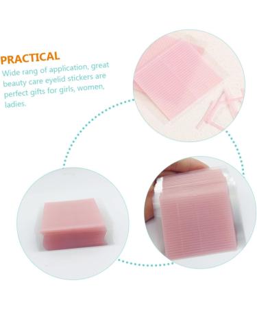 DOITOOL Adhesive Stickers 24 Sheets Double Eyelid Beauty Stickers Decorative Eyelid Sticker Eye Shaping Makeup Supplies Lifter 2.8x0.2cmx4pcs Pinkx4pcs - Buy Online on GoSupps.com