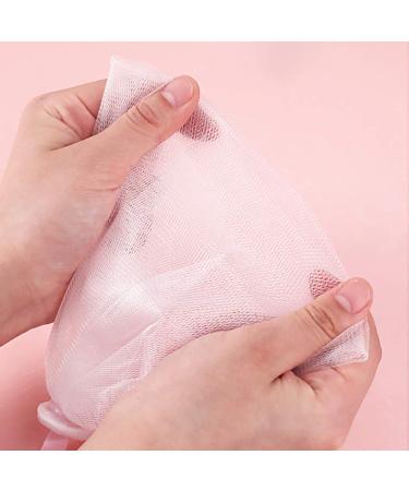 4 Pieces Blister Mesh Foaming Net - Double Layer Bubble Cleanser Bag for Easy Foam | International Shipping Available - Buy Online on GoSupps.com