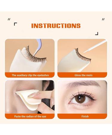 Shop 3-in-1 Eyelash Brush Tool - 2pcs Makeup Applicator for Perfect Lashes | Eyelash Curler & Guard for Women & Girls - Buy Online on GoSupps.com
