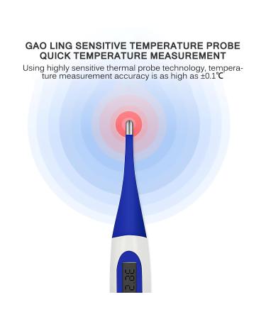 Digital Pet Thermometer | Waterproof Veterinary Thermometer for Pets | Reminder Function for Dogs, Cats, Horses, Cattle, Pigs, Sheep - Buy Online on GoSupps.com