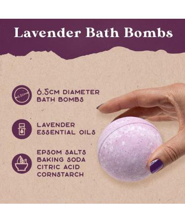 Purple Canyon Spa Gift Box for Women - Relaxing Lavender Stress Relief | All Natural | 6 Piece Set - Buy Online on GoSupps.com