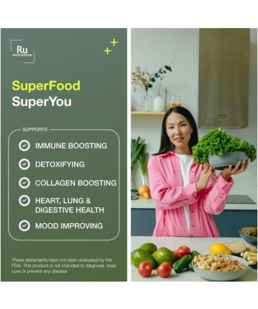 Roots Nutrition Power Green Super Food (30 Day Supply). Five Servings of Vegetables in one Scoop. Includes: Spirulina Theobroma Cacao Horsetail Powder Ginger Powder Gingko Powder and More. - Buy Online on GoSupps.com