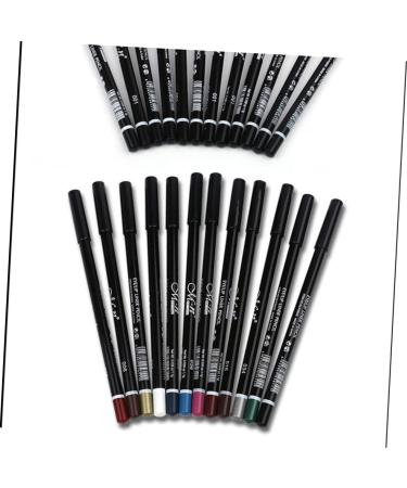 KALLORY Lip Makeup 12 Pcs Colored Eyeliners Eyeliner Pen Makeup Eyeliner Set Lip Line Make up Lip Liner Pencils - Buy Online on GoSupps.com