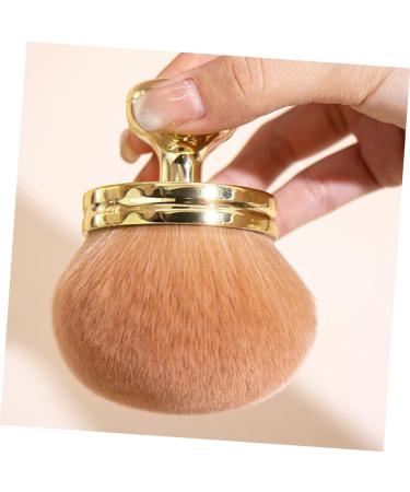 MERRYHAPY Fluffy Soft Makeup Brush Set | Blush Brushes for Cheeks | Bulk Beauty Tools | Perfect for Travel & Setting Powder | Golden Design 8.5x7cm - Buy Online on GoSupps.com