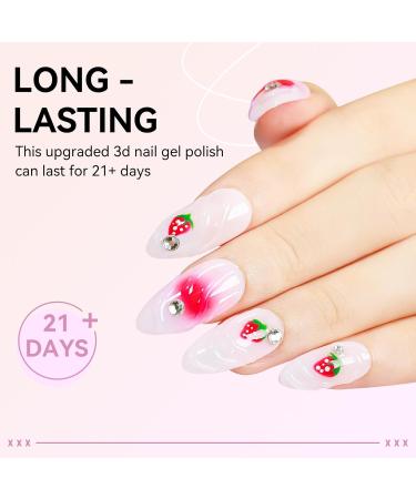 Clear 3D Sculpting Gel for Nail Art - 15ml Molding Gel for Rhinestones & DIY Nail Decoration - Buy Online on GoSupps.com