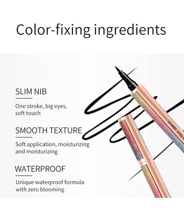 LIZEALUCKY Liquid Eyeliner Water Resistant Long Lasting Quick Dry Eyeliner Stick Starry Sky Eyeliner Stick Beauty Makeup Cosmetics for Women and Girls Gift - Buy Online on GoSupps.com