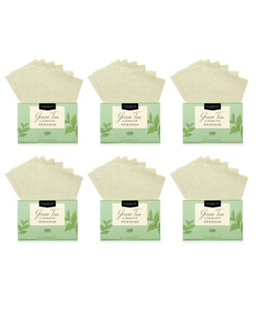 600 Sheets Green Tea Face Blotting Papers Oil Absorbing Sheets Oil Control Paper for Oily Skin Care