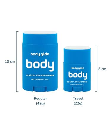 Body Glide Anti-Chafe Stick - Long-Lasting Wound Protection & Blister Prevention (22g) | Waterproof & Clean Application | Ideal for Athletes - Buy Online on GoSupps.com