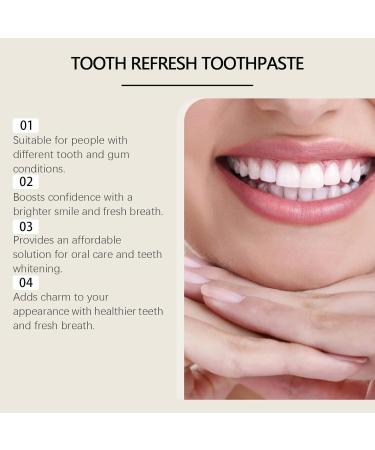 CCDSR Kreain Nature Tooth Refresh Toothpaste 100 g strengthens enamel and provides fresh breath for sensitive teeth removes discolorations and promotes healthy teeth soft and irritationfree 2 pieces - Buy Online on GoSupps.com
