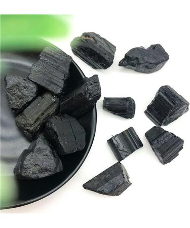 20-40mm 100g Natural Black Tourmaline Crystal Stones Original Raw Stone Specimen Natural Quartz Crystals QINTINYIN Home Goods - Buy Online on GoSupps.com