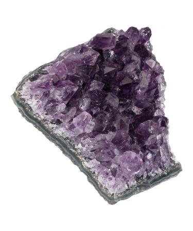 Natural Crystal Rough Stone Crafts Small Size Natural Purple Amethyst Quartz Stone Cluster Geode 1PC 150g-200g