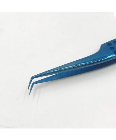 Tool Alement Japan Stainless Steel 12cm 45 Degree Angle Eyelash Tweezer BL-JP12-4004 - Buy Online on GoSupps.com