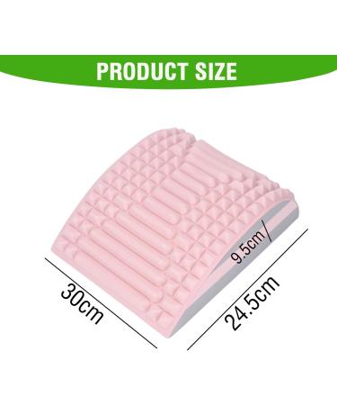 Refresh Neck & Back Extensor Pillow | Lumbar Spine Support & Stretcher (Pink) - International Shipping Available - Buy Online on GoSupps.com