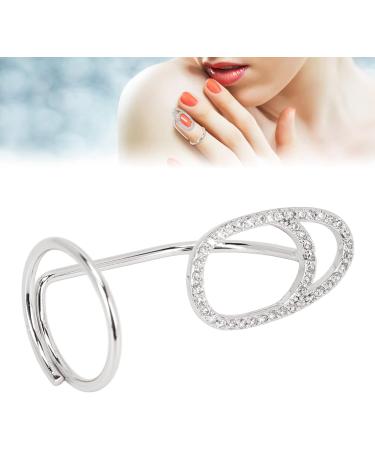 Fingernail Rings Women Exquisite Fashionable Finger Nail Cover Rings Nail Art Decoration Finger Nail Rings Vintage Nail Cover Rings Index Finger Nail Jewelry Decorations Ornament for(3043 Platinum) - Buy Online on GoSupps.com
