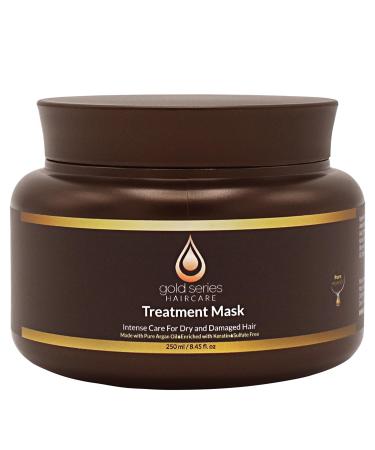 Moroccan Gold Series Masque l'huile d'argan pure pour cheveux secs et ab m s