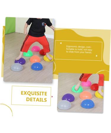 Ultimate Foot & Arm Massager - Gogogmy Durian Ball for Plantar Fasciitis Relief | Spiky PVC Massage Balls - 16x16x8cm Gray - Buy Online on GoSupps.com