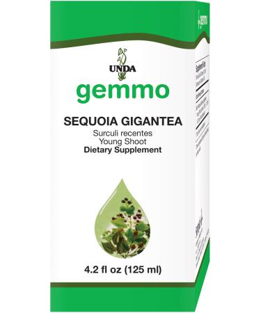 UNDA Gemmo Therapy Sequoia Gigantea | Giant Sequoia Young Shoot Extract | 4.2 fl. oz.
