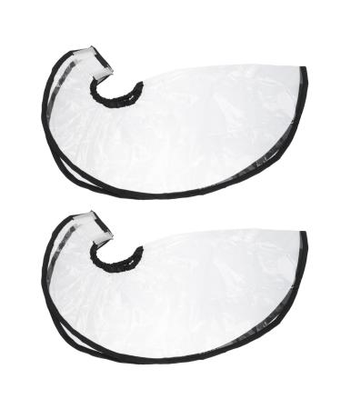 DRESSOOS 2pcs Shampoo Funnel Hair Coloring Funnel Clear Funnel Haircut Kit Pro Vest Extend Pe Hair Dye Child
