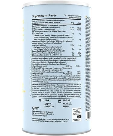 QNT SA QNT Collagen Care Zero Sugar 390g Mango Proteins Collagen - Buy Online on GoSupps.com