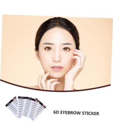 BIUDECO Hair-like Eyebrows 4pcs Eyebrow Stickers Tool Stickers Makeup Brow Sticker Artificial Eyebrow Applique Make up 4d - Buy Online on GoSupps.com