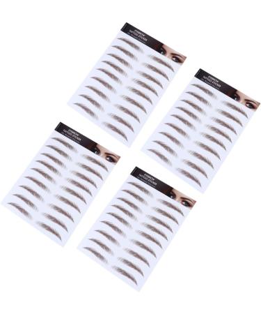 FOMIYES 16 Pcs Eyebrow Stickers Waterproof Stickers Eyebrows Makeup Tools Eyebrow Stencils Mold 6d Hair - Buy Online on GoSupps.com
