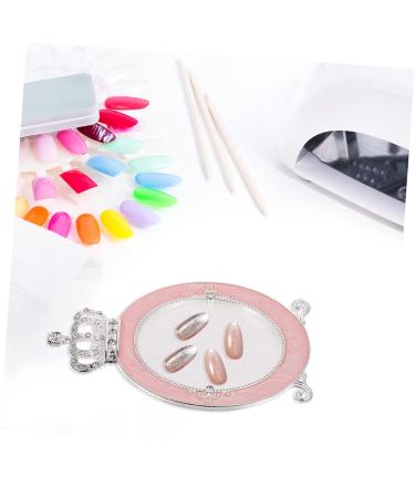 Ipetboom 2 Pcs Palette Eyeshadow Display Stand - Acrylic Manicure Nail Tool Tray for Pegboard - Assorted Colors 11x7.5cm - Buy Online on GoSupps.com