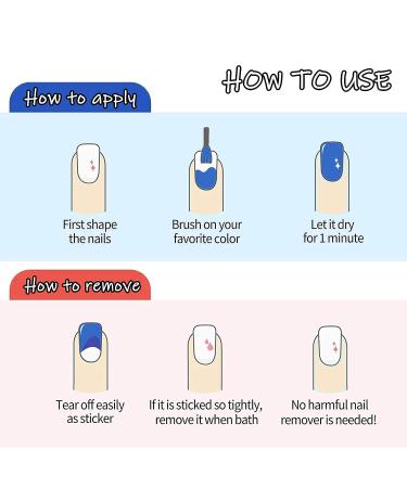 Urchabri Kids Nail Polish Set - Non Toxic, Fast Drying, Peel Off Nail Polish - Birthday Gift for Girls Ages 3+ | GS10-4 - Buy Online on GoSupps.com