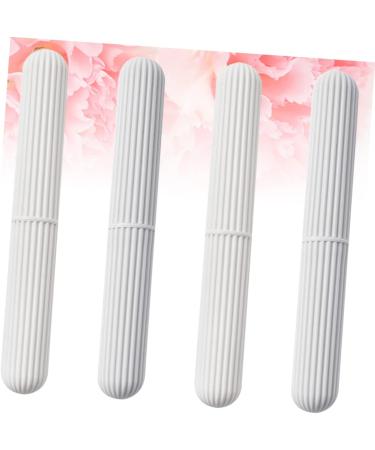 FRCOLOR 4 Pack Portable Toothbrush Case - Travel-Friendly Toothbrush Storage for International Shipping - Buy Online on GoSupps.com