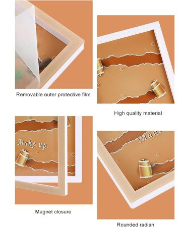 Nail Display Book Magnetic Closure Nail Gel Color Display Book Holds up to 30 colors Easy to Carry like a Book Suitable for Nail Art Salon DIY Nail Art Design - Buy Online on GoSupps.com