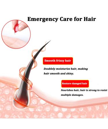 Hair Treatment Serum | Nourishing Hair Vitamin Oil Capsules | No Rinse Conditioner for Smooth Shiny Hair Repair - Buy Online on GoSupps.com