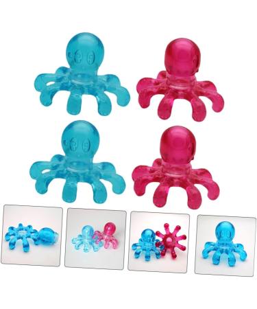 Magiclulu Portable Massage Device - 4-Piece Scalp & Head Massager for Hair Care | Travel-Friendly Tingling Head Scratcher | Premium Accessories 11.00x8.50cm - Buy Online on GoSupps.com