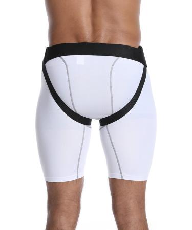 BUNIQ STUTE FRACK | Stretch Ventral Hernia Belt | Surgical Umbilical Support - Lycra Material | Black M - International Shipping - Buy Online on GoSupps.com